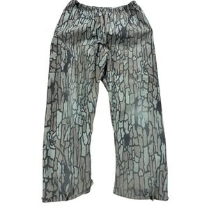 Cabelas Gore-Tex Hunting Pants Tree Bark Camo Men's Medium Made in USA Vintage
